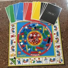 Lego Creator Board Game(1999) Missing 2 Pawns; Extra Pieces