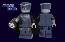 LEGO DC Comics Black Hand Lantern custom minifigure by Attic
