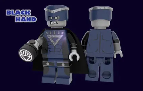 LEGO DC Comics Black Hand Lantern custom minifigure by Attic