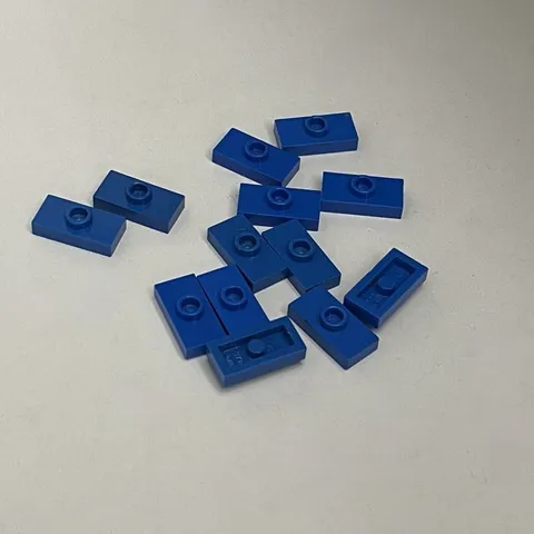 Lego 3794 Blue Replacement Add-on Parts Pieces Lot of 13