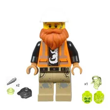 LEGO Hidden Side Bill Minifigure hs013 Possessed Ghost Figure New