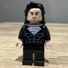 LEGO DC Comics Black Suit  Superman Custom Minifigue
