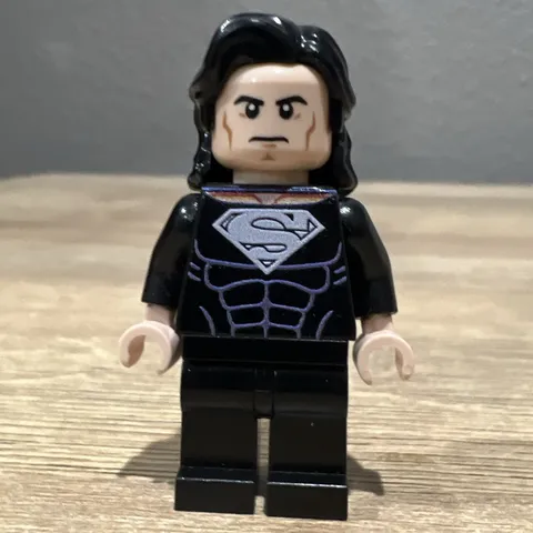 LEGO DC Comics Black Suit  Superman Custom Minifigue