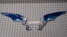 Lego 60919px1 Bionicle Wings Makuta Dark Blue Marbled Pearl Lt Gray 8692 Vamprah