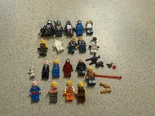 Lego 19 Star Wars Figurines with other cartoons. Lego Piece Lot #2