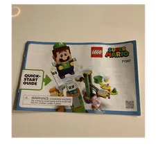 LEGO Super Mario Adventures with Luigi 71387 Illustrated Manual Booklet