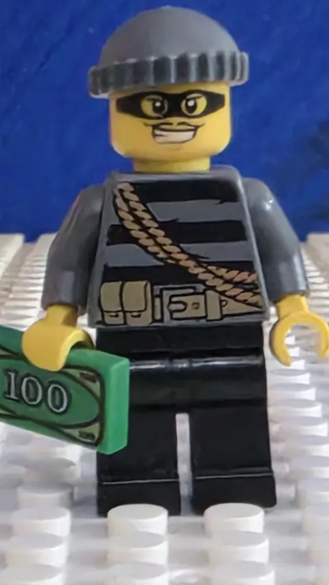 LEGO MINIFIGURE CITY BURGLAR CTY0358!!