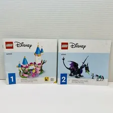 LEGO Disney Sleeping Beauty Castle and Dragon Set 43240 Instructions Only