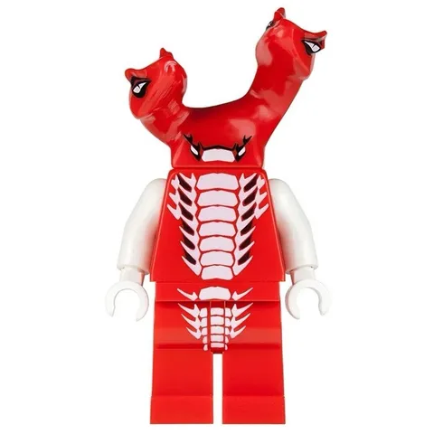 LEGO® Ninjago Fangdam Minifigure Red 2 Headed Snake njo0048 Retired 2012 9445