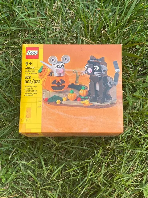 LEGO Halloween Cat And Mouse Set #40570 RARE, BRAND NEW, FACTORY SEALED.   [Lft]