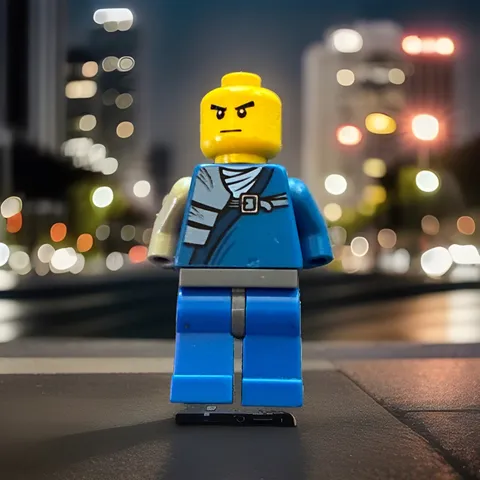 Lego Minifigure Ninjago Jay Secrets of Spinjitzu from set 70677 Collectible Rare
