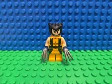 LEGO Wolverine Minifigure sh0017 Marvel Super Heroes X-Men 6866 CMF Lot Rare HTF