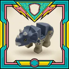 Lego Dinosaur Triceratops Baby Minifigure Sand Blue Jurassic World 76940