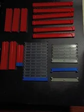 LEGO Transparent/Clear Garage Roller Door Sections Others with Handles & More