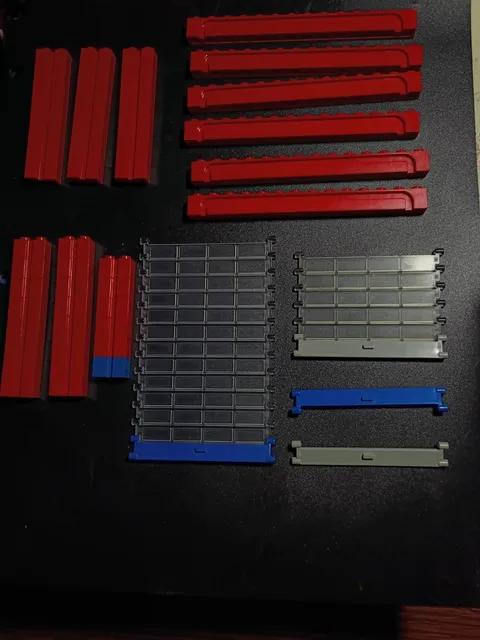 LEGO Transparent/Clear Garage Roller Door Sections Others with Handles & More