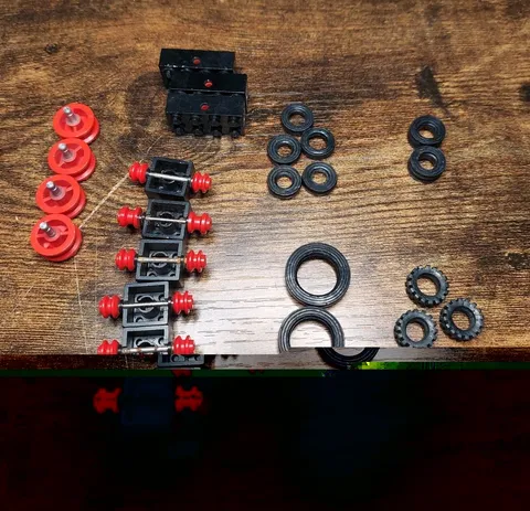 LEGO Wheels Tires Axles Lot 25 Pieces 2x2 2x4 Vintage 1970's
