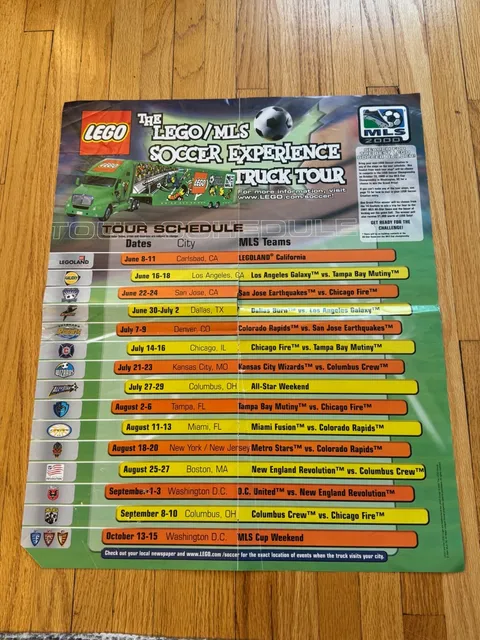 Lego Sports MLS Soccer Experience Poster