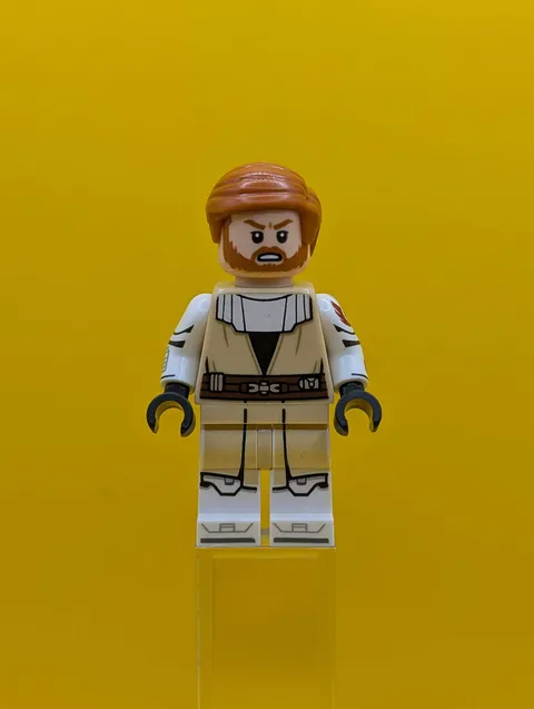 Obi-Wan Kenobi sw1424 Clone Wars, Printed Arms and Legs Star Wars Lego Minifigur