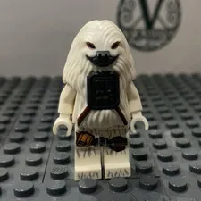 LEGO Moroff Star Wars Rouge One Minifigure White Outfit Hood Black Chest