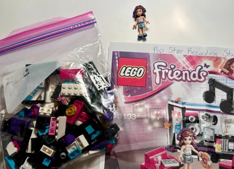 Lego Friends Pop Star Recording Studio 41103 - 100% Complete - No Manual or Box