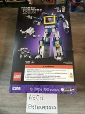 LEGO Icons: Transformers Soundwave Set 10358 1505 PCS New In Box Sealed