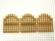 (3) LEGO Castle Gate Arch Door Set Lot-GOLD- 42448