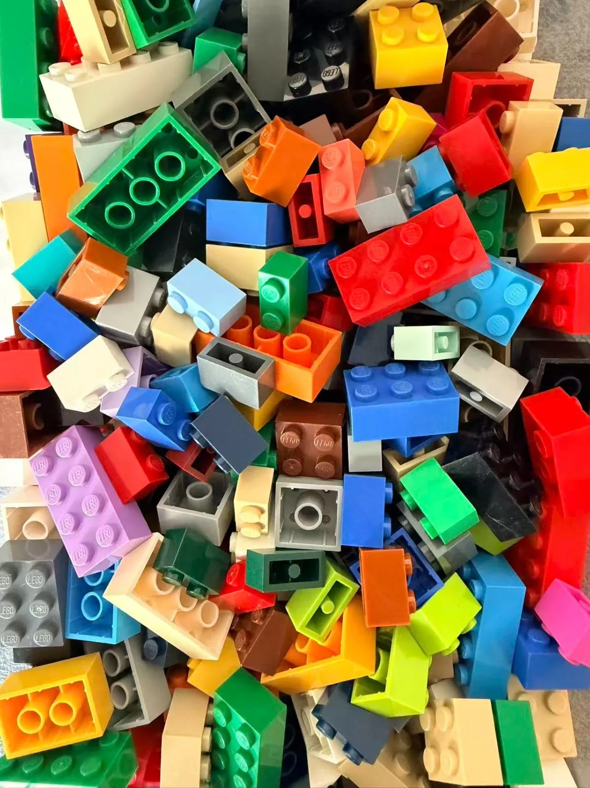LEGO Bulk Lot of 2 Pounds Random Parts Pieces Clean Genuine 2 Lbs -REBRICKS