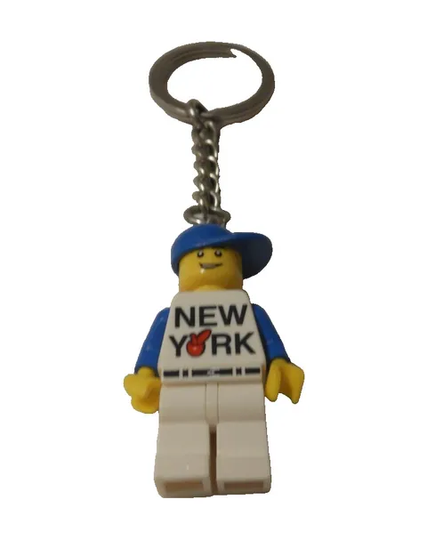 LEGO 853601 BASEBALL NYC Mini Figure Key Chain 3.5" L New York City 2016