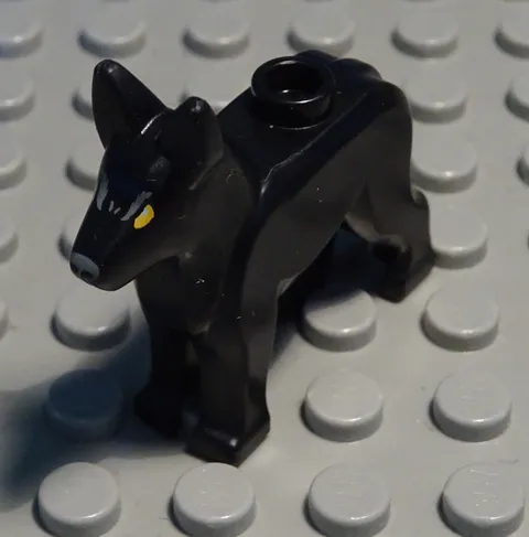 lego figure animal dog black