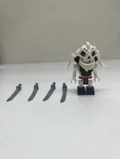 LEGO Ninjago Samukai njo014 Minifigure 2505 2507 Fire Temple + 4 Silver Swords