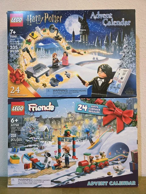LEGO Harry Potter 75981 & Friends 41758 Advent Calendar Christmas Holiday Lot