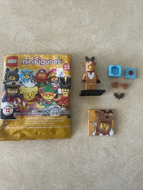 LEGO Minifigures Series 23 #71034 Reindeer Open Packet/Complete