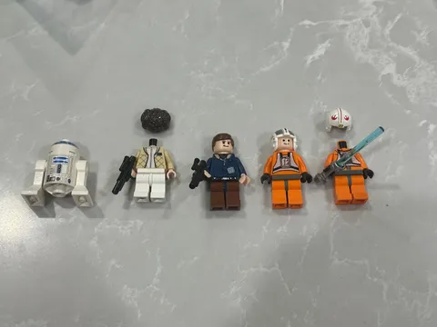 LEGO Star Wars 6212 X-Wing Fighter sw0090 sw0089 sw0013 sw0088 sw28 Minifigures