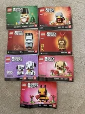 LEGO BrickHeadz Instruction Manual Lot Retired Seasonal 40425 40422