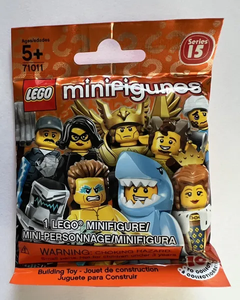 LEGO Series 15 Collectible Minifigures 71011 - Shark Suit Guy (SEALED)