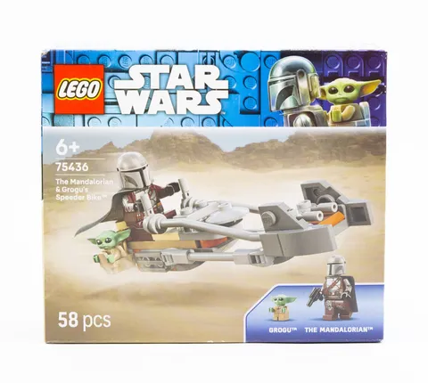 LEGO 75436 Star Wars Mandalorian And Grogu Speeder Bike New In box