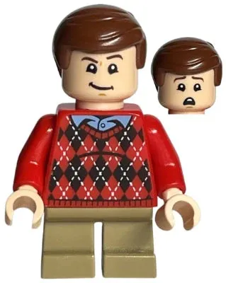 LEGO® Minifigure Harry Potter hp216 Dudley Dursley Red Sweater
