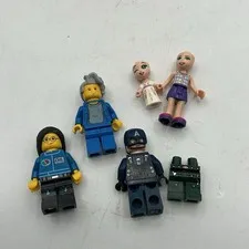 LEGO Friends & Minifigure Parts Lot Captain America Female Figures 6 Pc Mixed