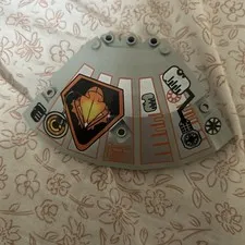 Lego Light Gray UFO Part 30117 Panel 10 x 10 x 2 1/3 Quarter Saucer Top