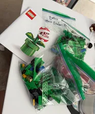 Super Mario Piranha Plant Lego Set Complete with instructions