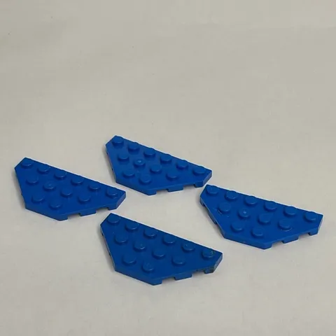 Lego 2419 Blue Replacement Parts Pieces Lot of 4