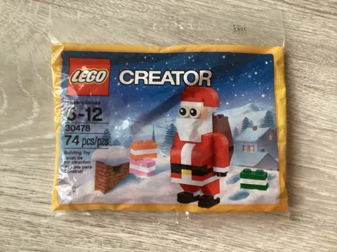 LEGO Creator Jolly Santa 30478 Seasonal Polybag 74 pcs Ages 6-12 2017 Retired