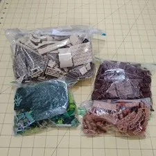 Lego bulk lot 33oz earth tones mix, pristine condition (read description)