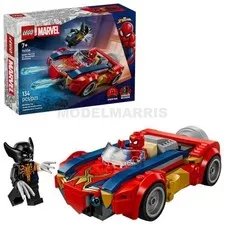 LEGO 76336 Super Heroes Marvel - Spider-Man vs. Venomized Wolverine Car