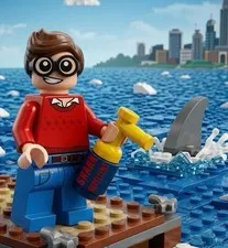 LEGO Batman Movie Series 1 Dick Grayson Minifigure (71017) New Retired CMF