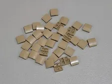 Lego Qty 37 - Dark Tan - 15068 Slope, Curved 2 x 2 x 2/3 - NEW