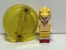 LEGO Super Sonic son019 Minifigure w/ Speed Sphere 
