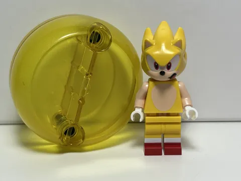 LEGO Super Sonic son019 Minifigure w/ Speed Sphere 