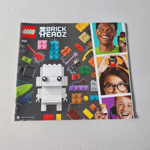 LEGO BRICK HEADZ 41597 Go Brick Me Instruction Manual Only