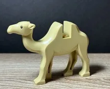 Lego Camel Minifigure Dark Tan Black Eyes Prince of Persia Zoo Animal Wild